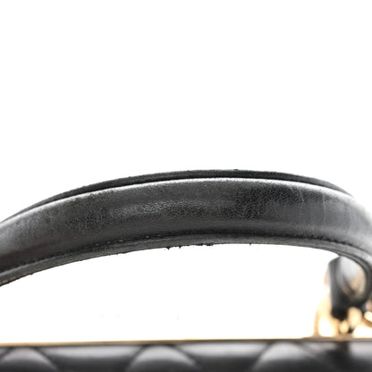 Chanel Lambskin Quilted Small Trendy CC Dual Handle Flap Bag Black 12 of 15