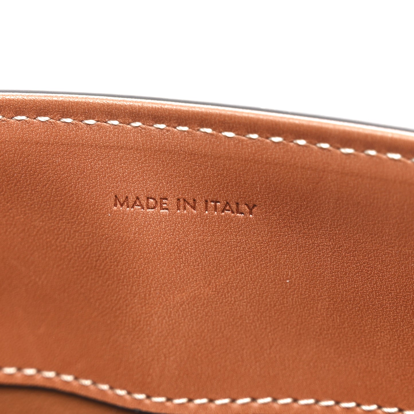 Satinated Calfskin Small 16 Top Handle Bag Tan