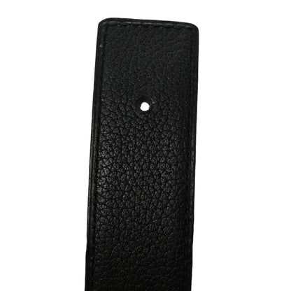 Hermes Togo Box 32mm Belt Strap 100 40 Black Rouge H 5 of 9