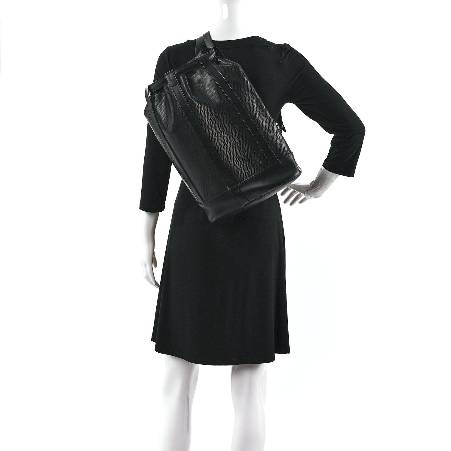 Louis Vuitton Epi Randonnee GM Black 2 of 8