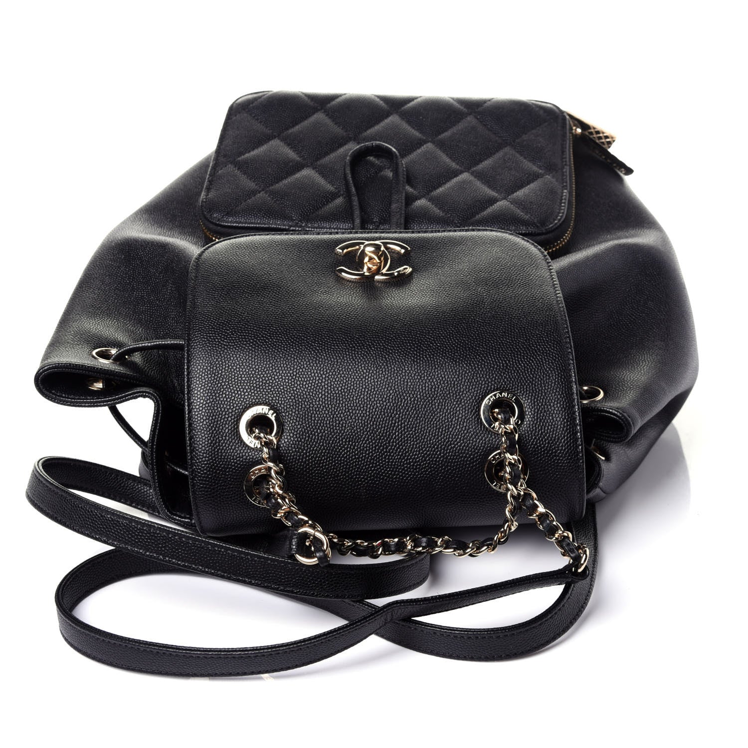 Chanel Caviar Quilted Business Affinity Backpack Black 9 of 11