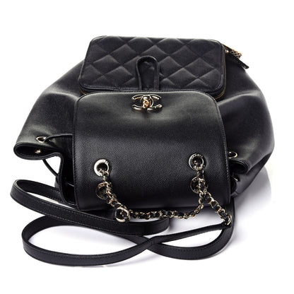 Chanel Caviar Quilted Business Affinity Backpack Black 9 of 11