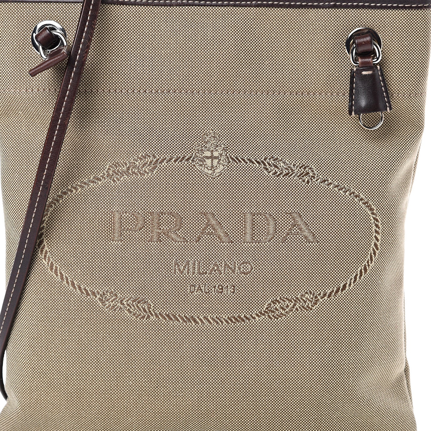 Jacquard Logo Crossbody Corda Bruciato