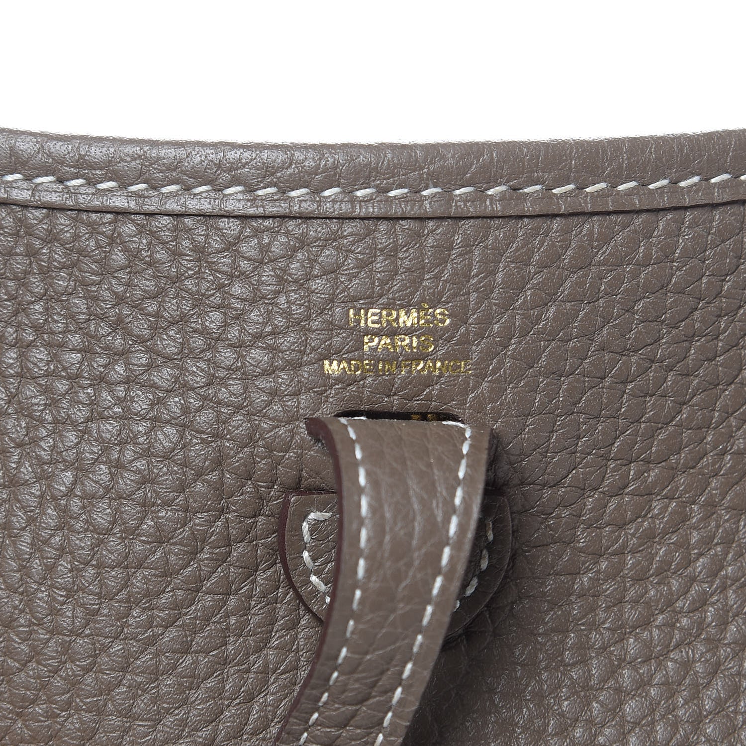 Hermes Taurillon Clemence Amazone Evelyne TPM Etoupe Bleu Indigo 6 of 11