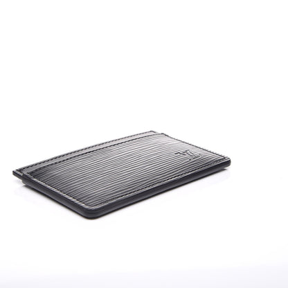 Louis Vuitton Epi Card Holder Black 4 of 6