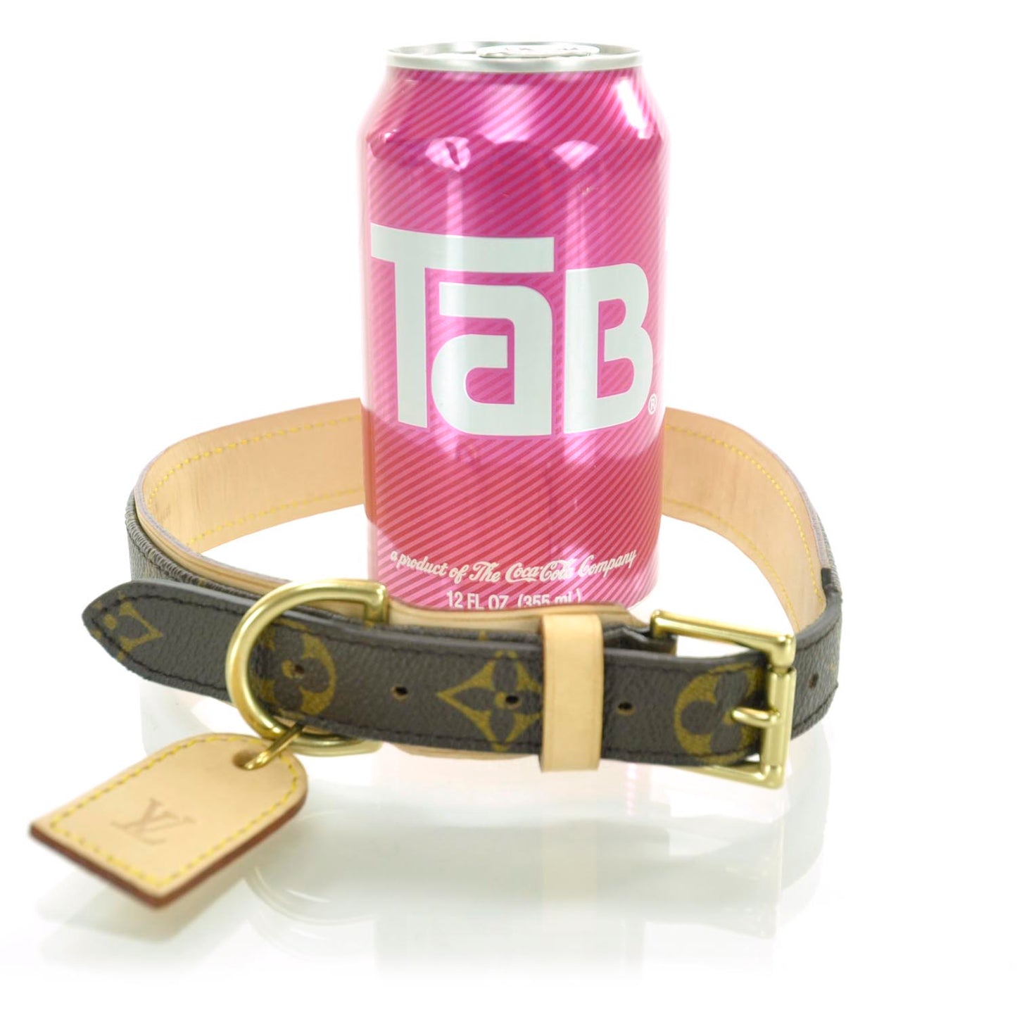 Monogram Baxter Dog Collar GM