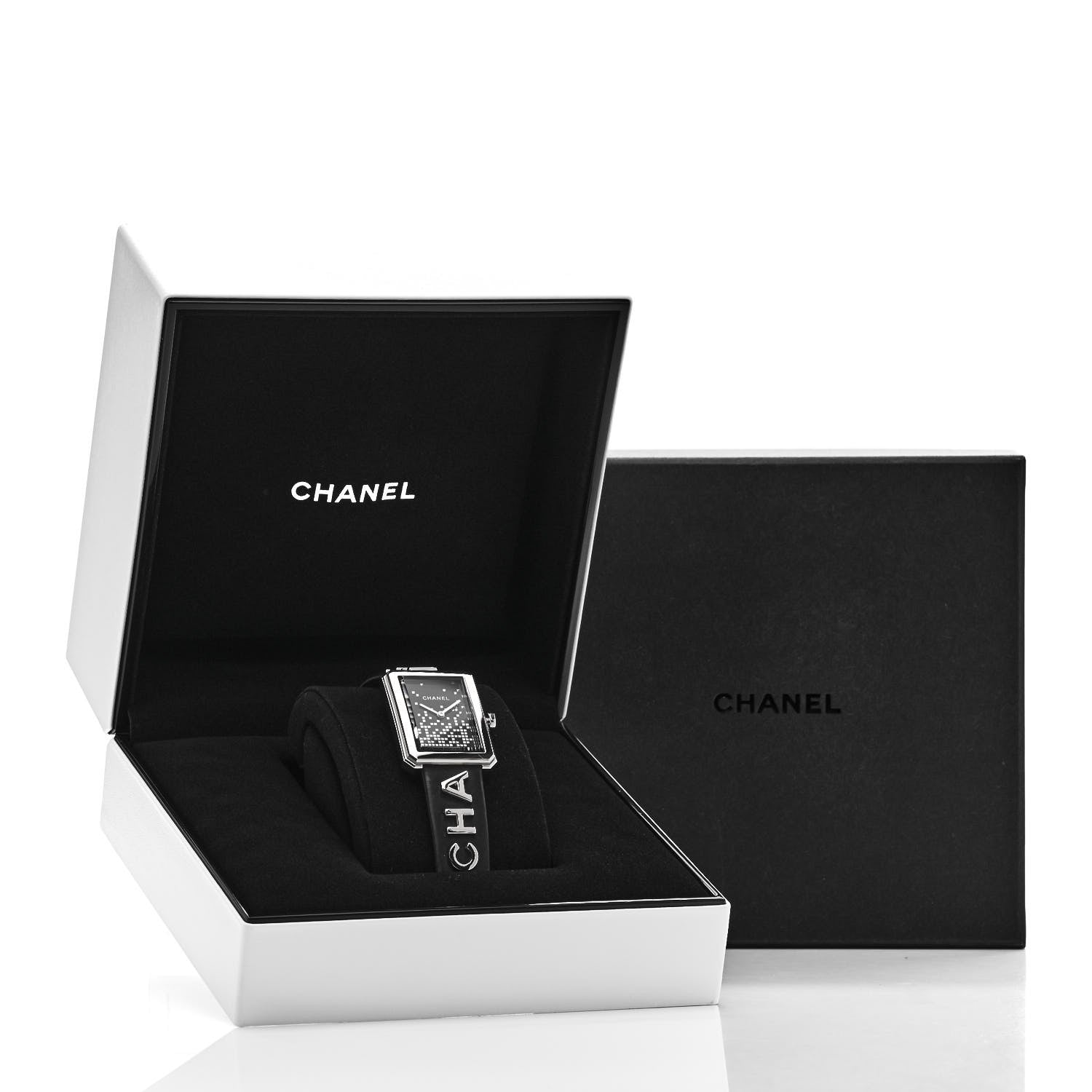Chanel Stainless Steel Calfskin 27mm Boy-Friend Wanted de Chanel Quartz Watch Black 5 of 5