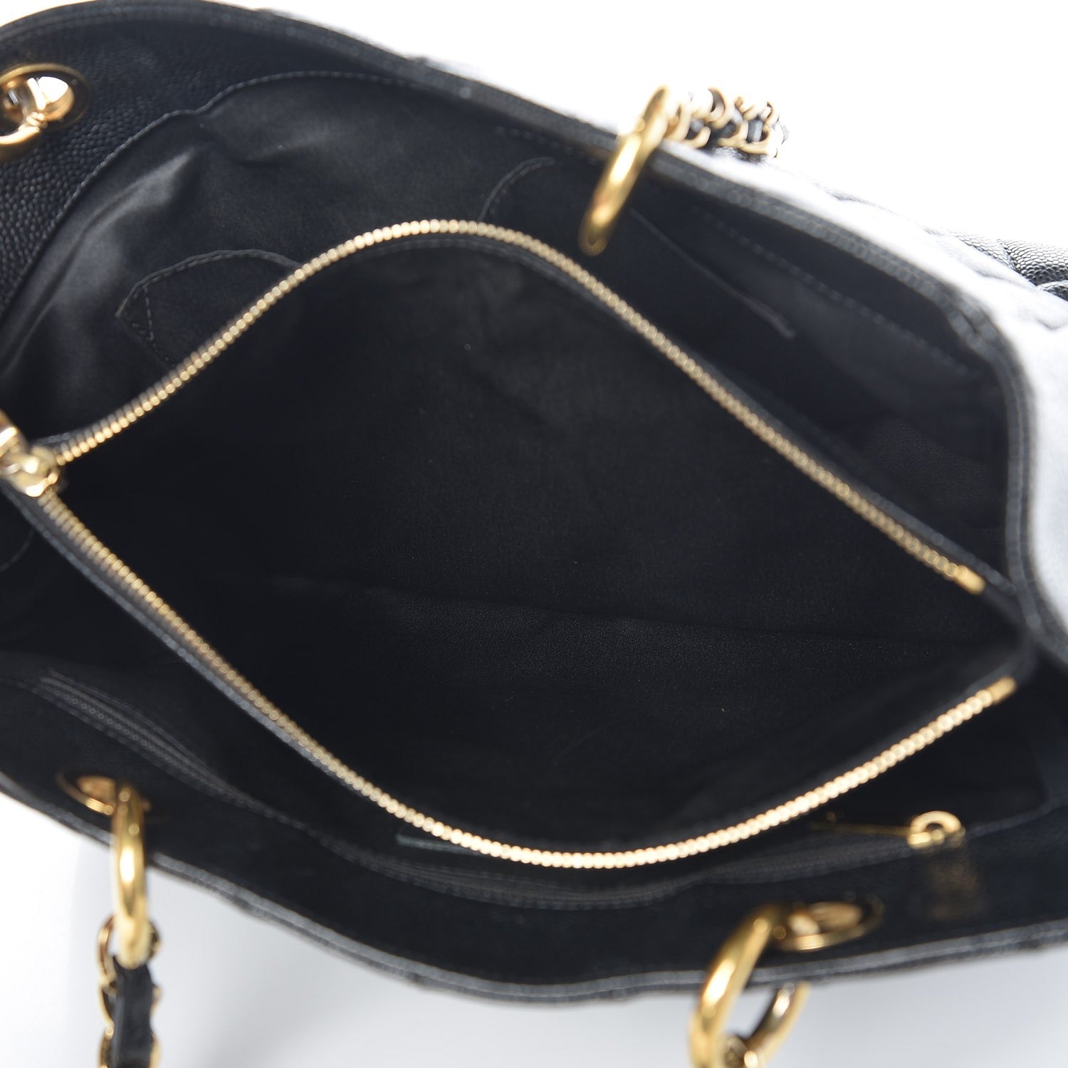 Chanel Caviar Quilted Grand Shopping Tote GST Black 6 of 9