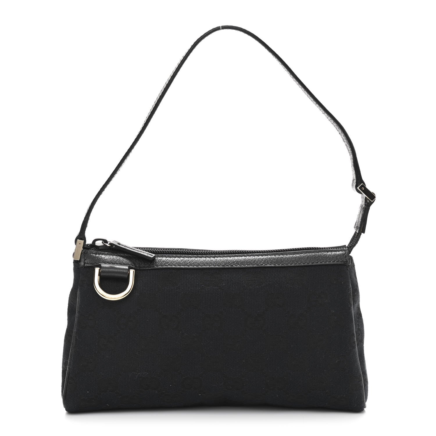 Gucci Monogram D Ring Cosmetic Case Black 1 of 10