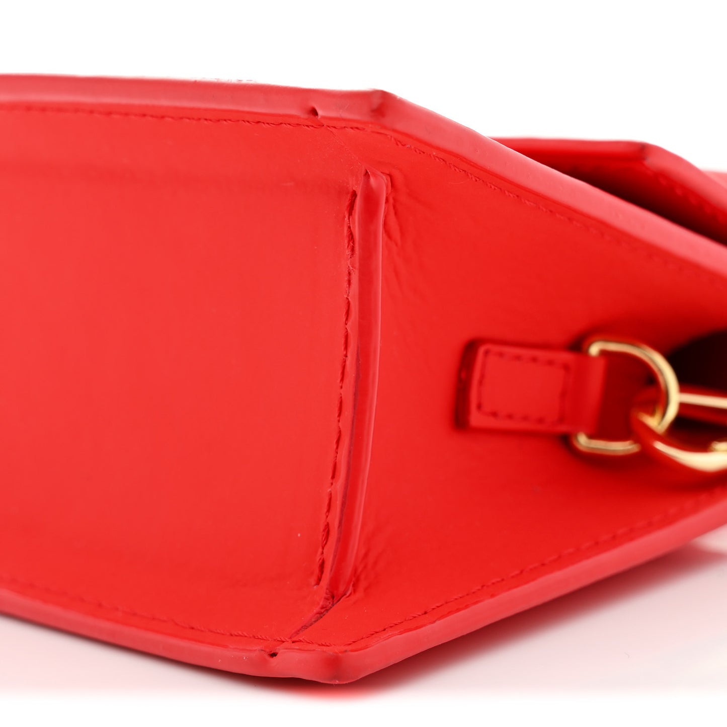 Rubberized Calfskin Le Chiquito Moyen Red