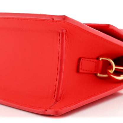 Jacquemus Rubberized Calfskin Le Chiquito Moyen Red 9 of 10