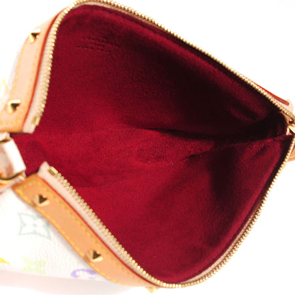 Louis Vuitton Monogram Multicolor Pochette Accessories White 5 of 8