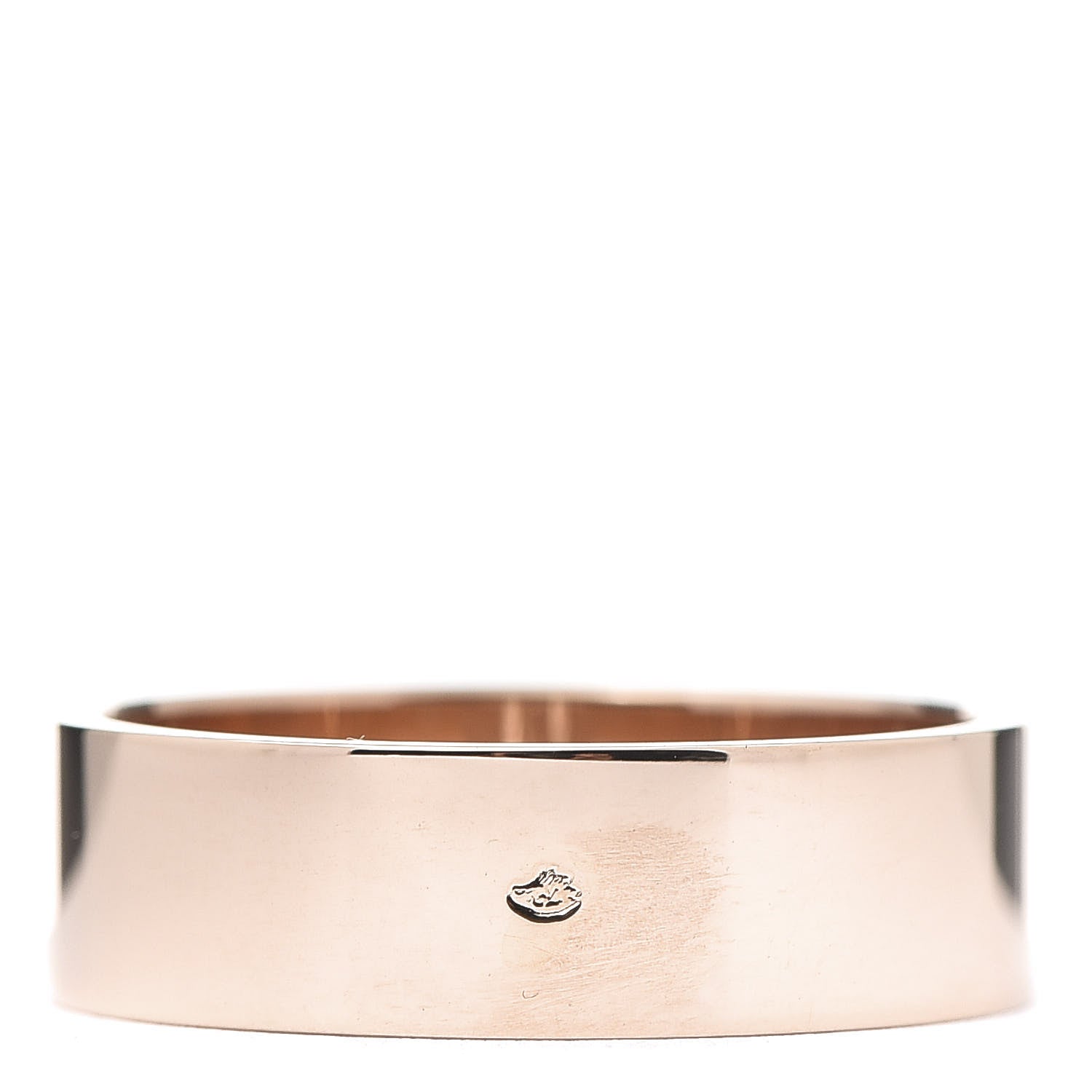 Hermes 18K Rose Gold Diamond PM H D'Ancre Ring 53 6.25 3 of 5