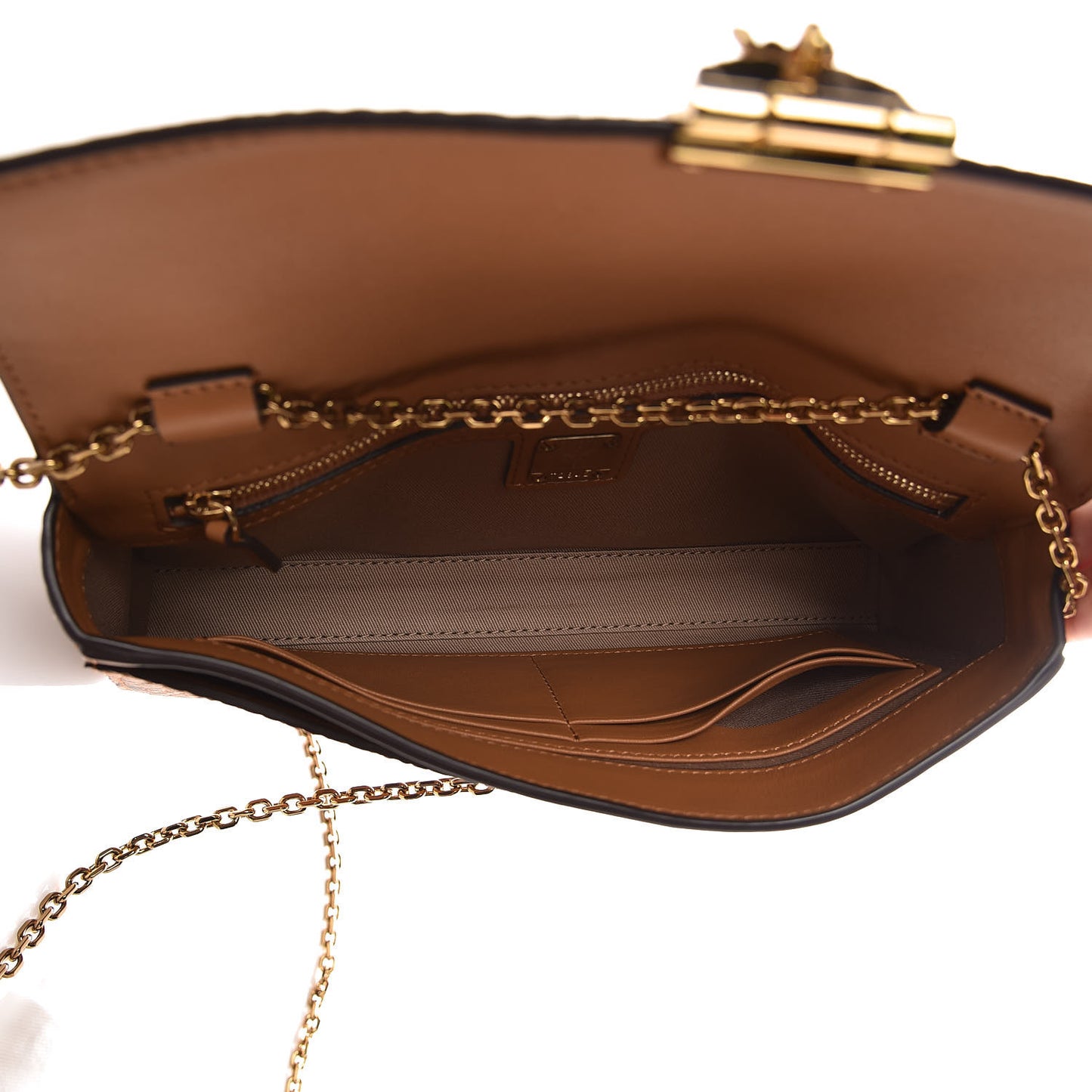 Visetos Millie Wallet On Chain Cognac