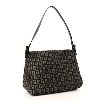 Fendi Zucchino Vitello Mama Baguette Testa di Moro Beige 5 of 14