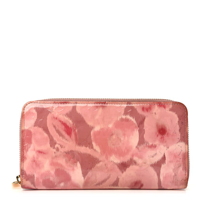 Louis Vuitton Vernis Ikat Zippy Wallet Rose Velours 1 of 9