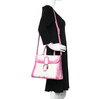 Delvaux Box Calfskin MM Brillant Cuir Oeillet Satchel 2 of 9