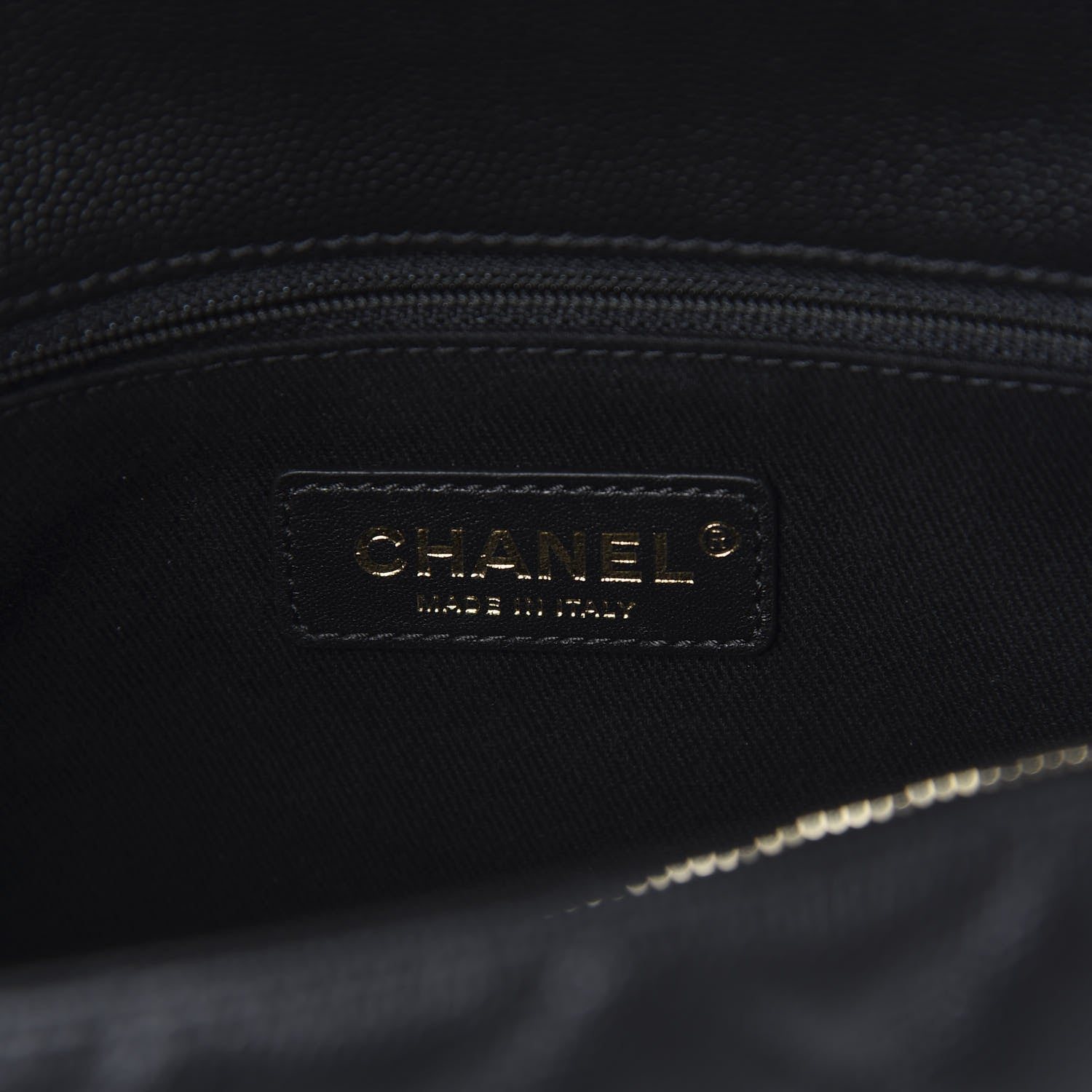 Chanel Caviar Lizard Embossed Quilted Small Coco Handle Flap Black 6 of 10