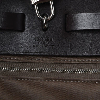 Hermes Vache Hunter Toile Herbag Zip 31 PM Etoupe Ebene 8 of 14