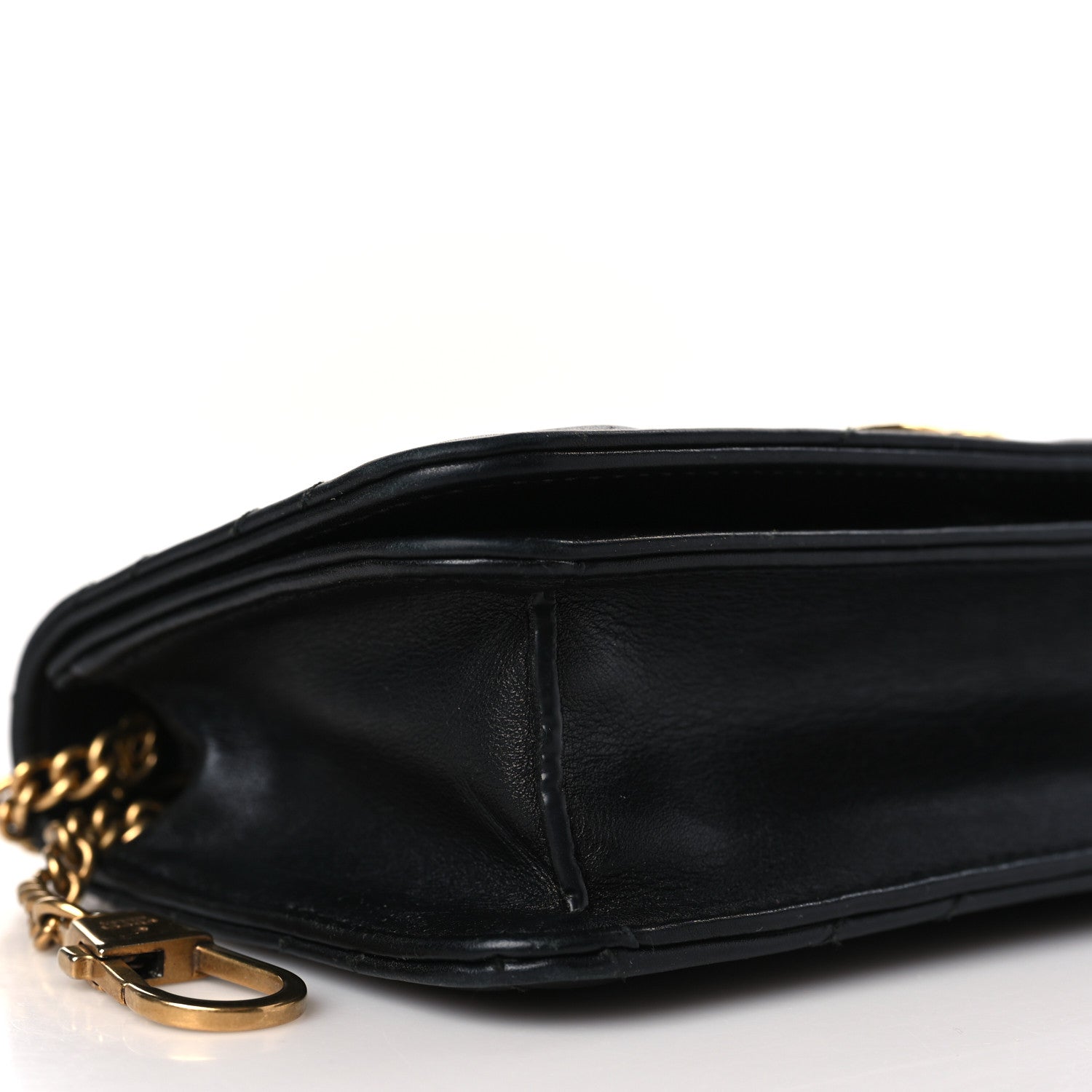 Gucci Calfskin Matelasse GG Marmont Mini Bag Black 5 of 9
