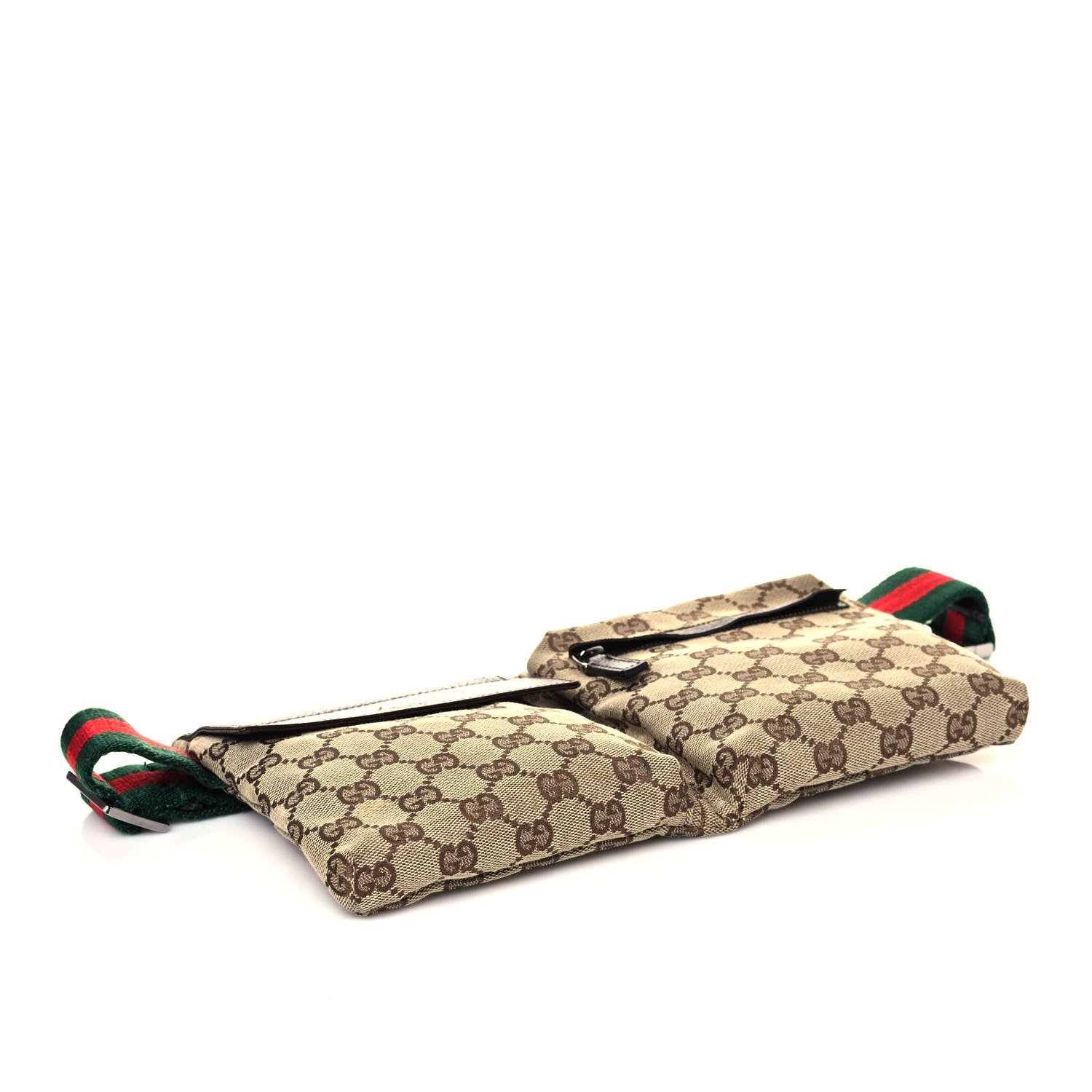 Gucci Monogram Web Belt Bag Dark Brown 3 of 12