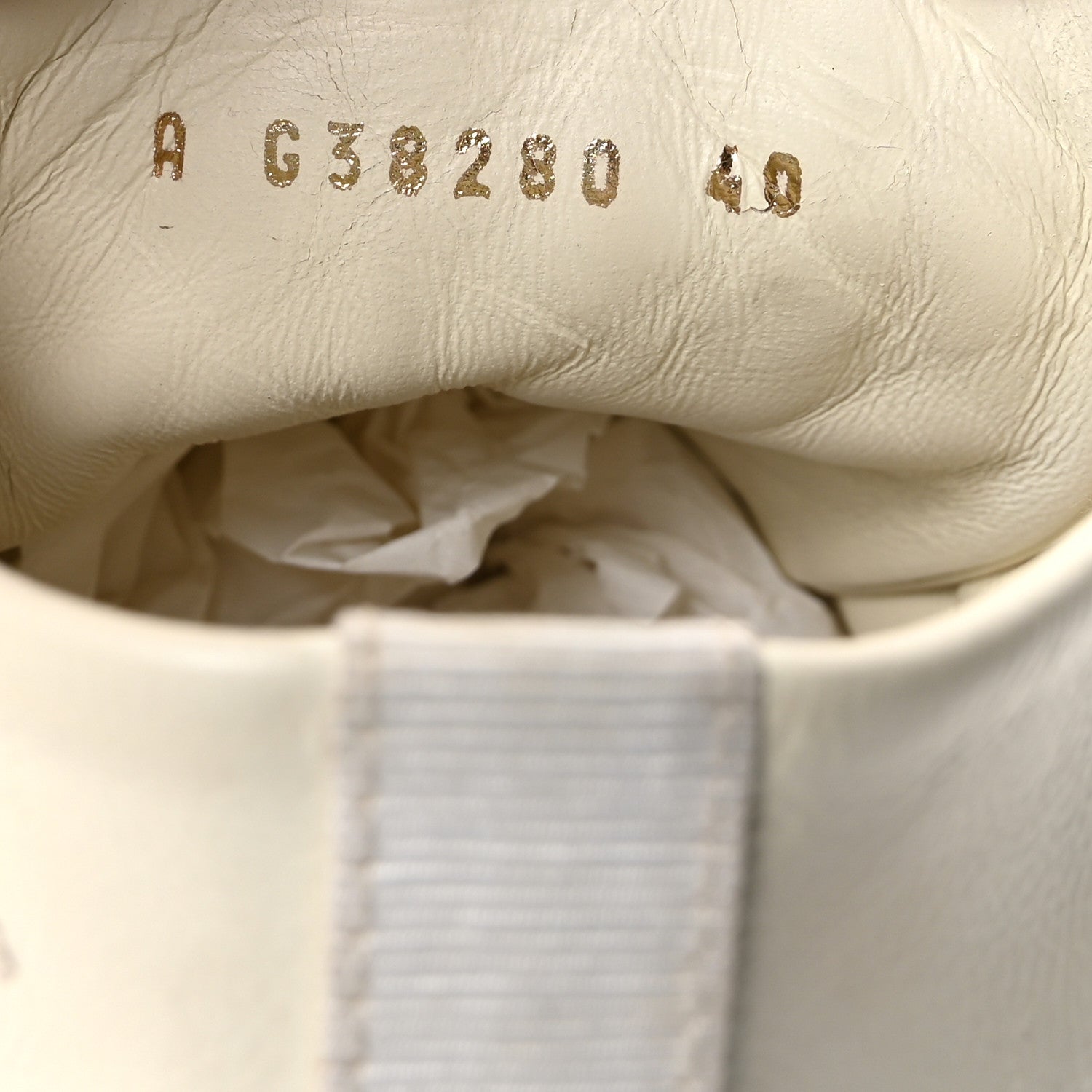 Chanel Calfskin High Top CC Sneakers 40 Ivory Black 9 of 10