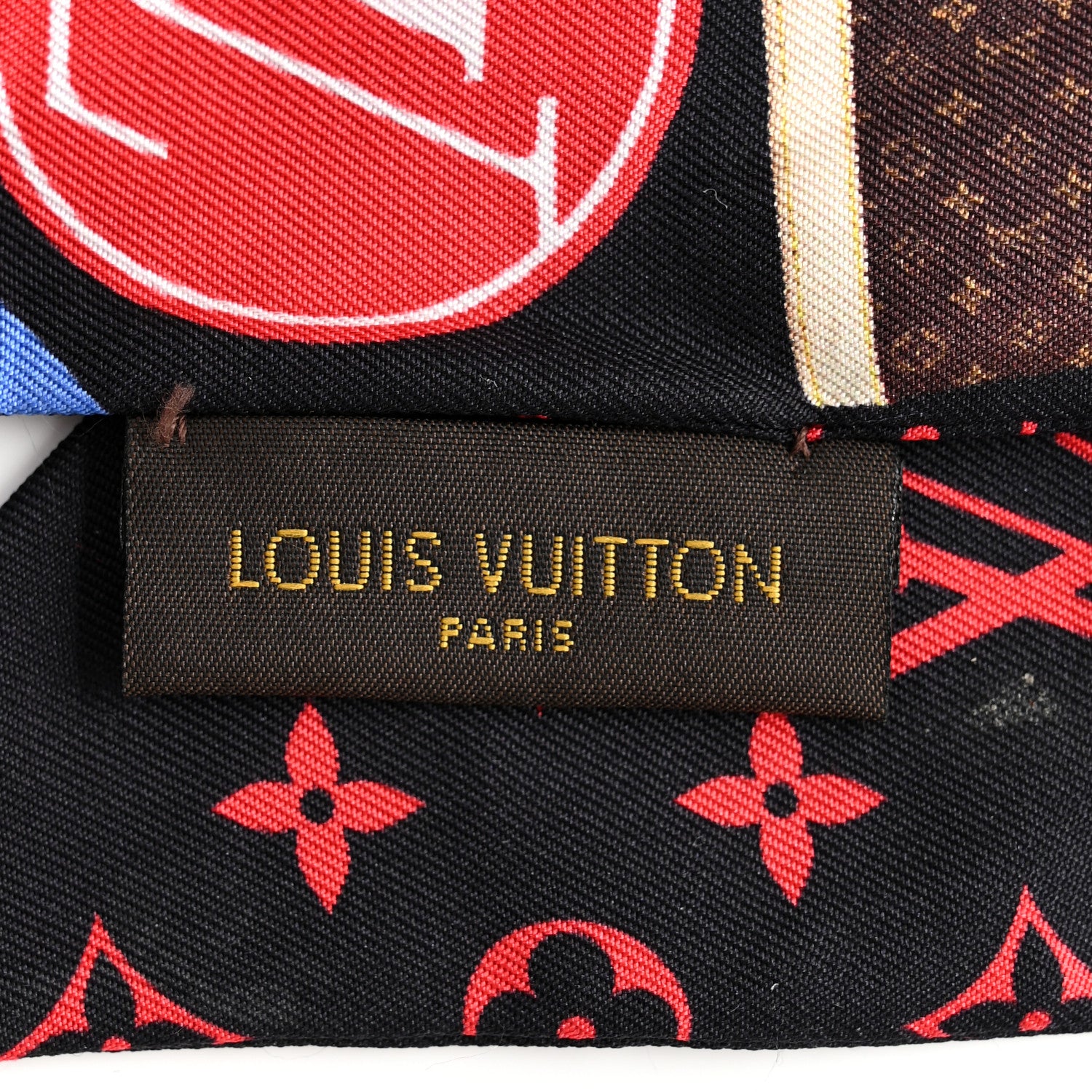 Louis Vuitton Silk Monogram Tribute To Alma BB Bandeau Black 5 of 6