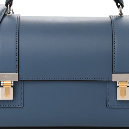 Moynat Box Calfskin Cabotin Blue 7 of 9