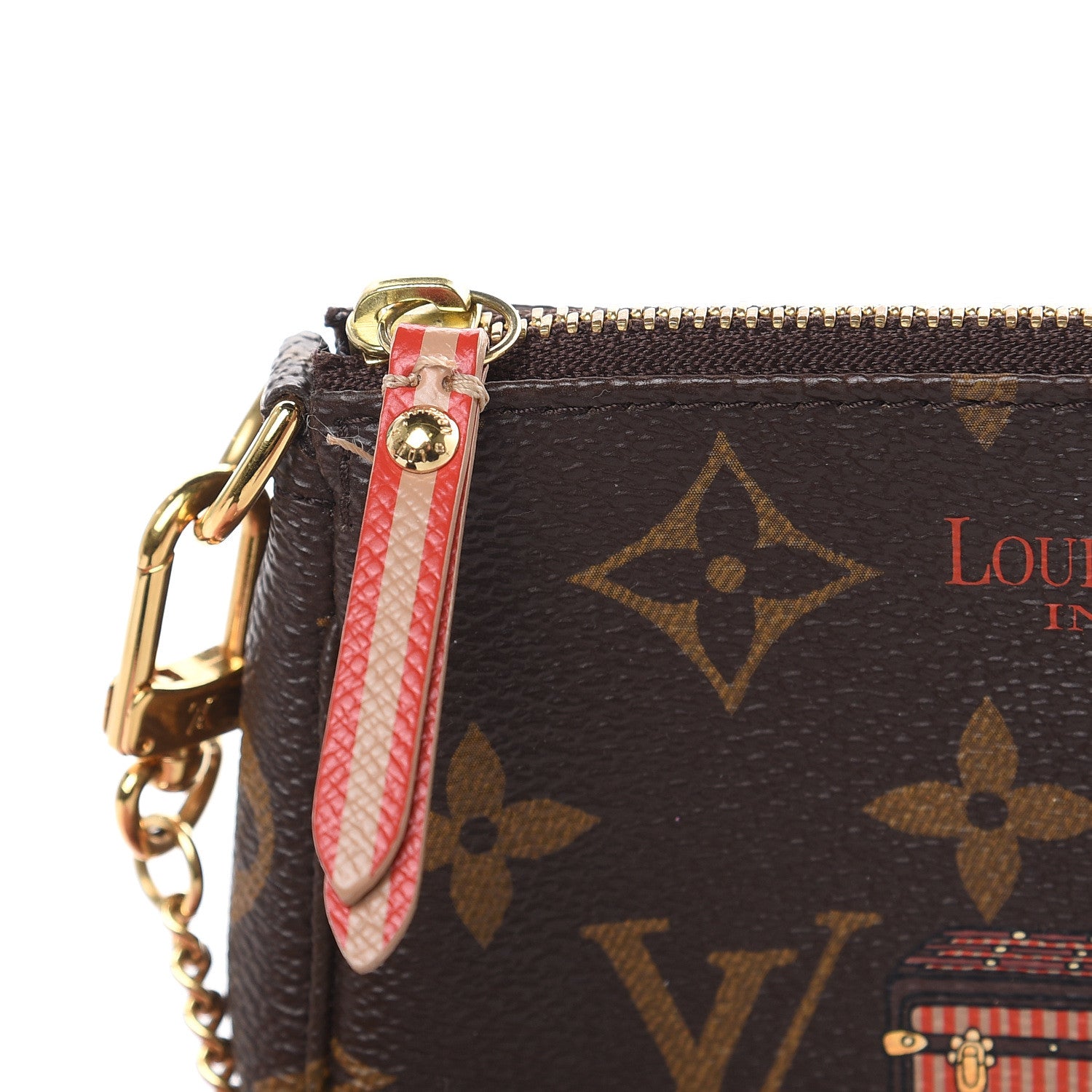 Louis Vuitton Monogram Trunks and Locks Mini Pochette Accessories 10 of 10