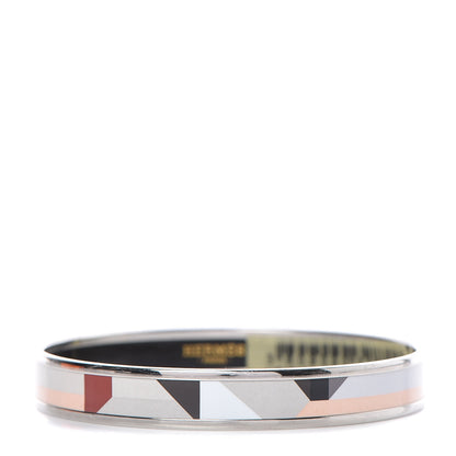 Hermes Enamel Printed Narrow Perspective Cavaliere Bracelet 70 1 of 6