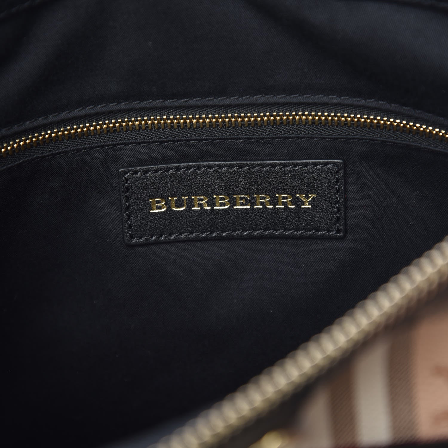 Burberry Haymarket Check Small Gladstone Black 6 of 10