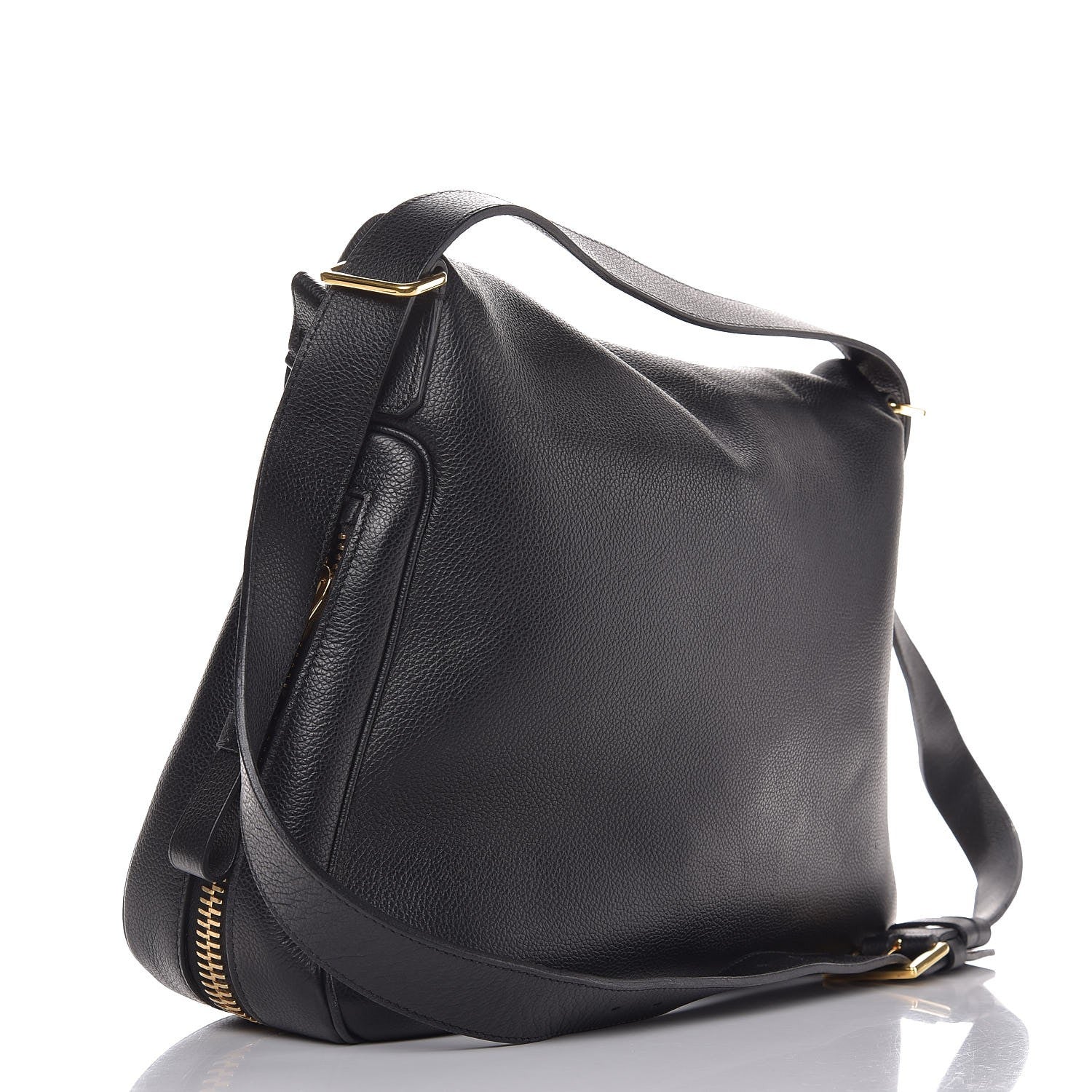 Tom Ford Pebbled Calfskin Large Jennifer Black 3 of 7