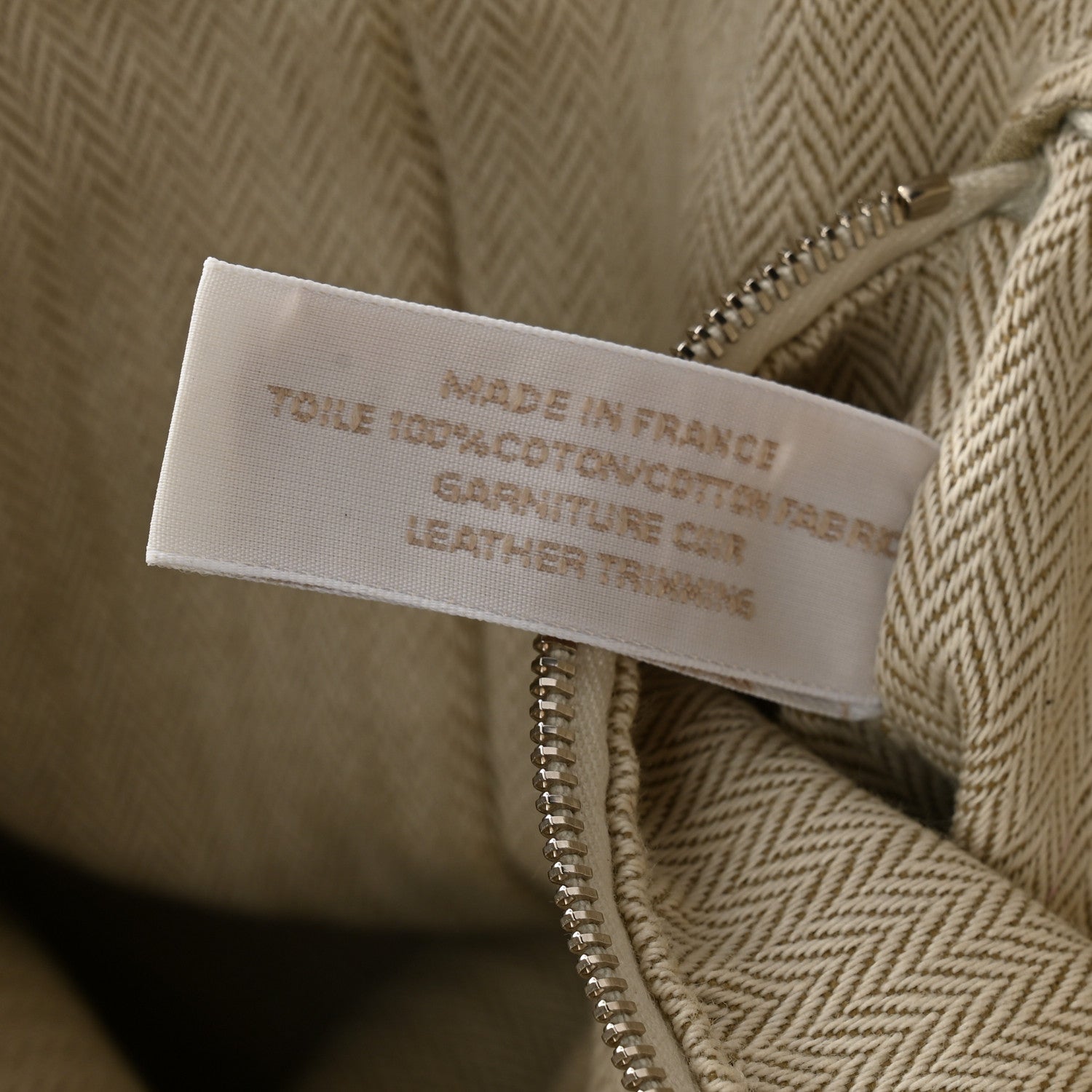 Hermes Canvas Barenia Fourbi 25 MM Pouch Naturel Fauve 8 of 14