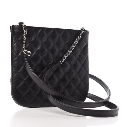 Chanel Aged Calfskin Quilted Crossbody Bag Black 3 of 10