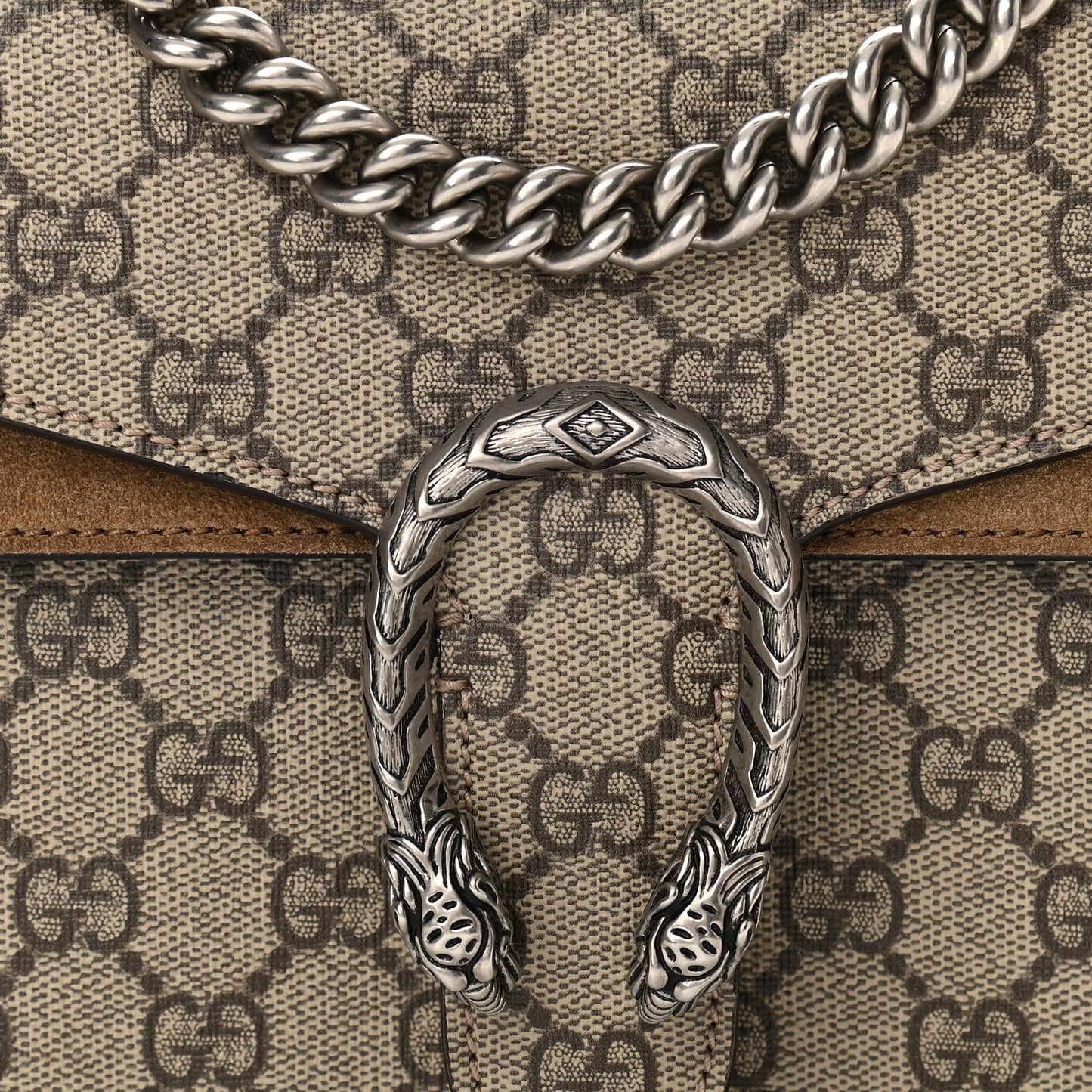 GG Supreme Monogram Mini Dionysus Shoulder Bag Taupe