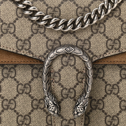Gucci GG Supreme Monogram Mini Dionysus Shoulder Bag Taupe 8 of 10