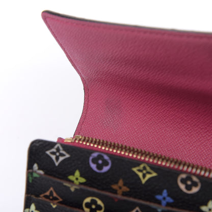 Louis Vuitton Monogram Multicolor Sarah Wallet Black Grenade 9 of 11