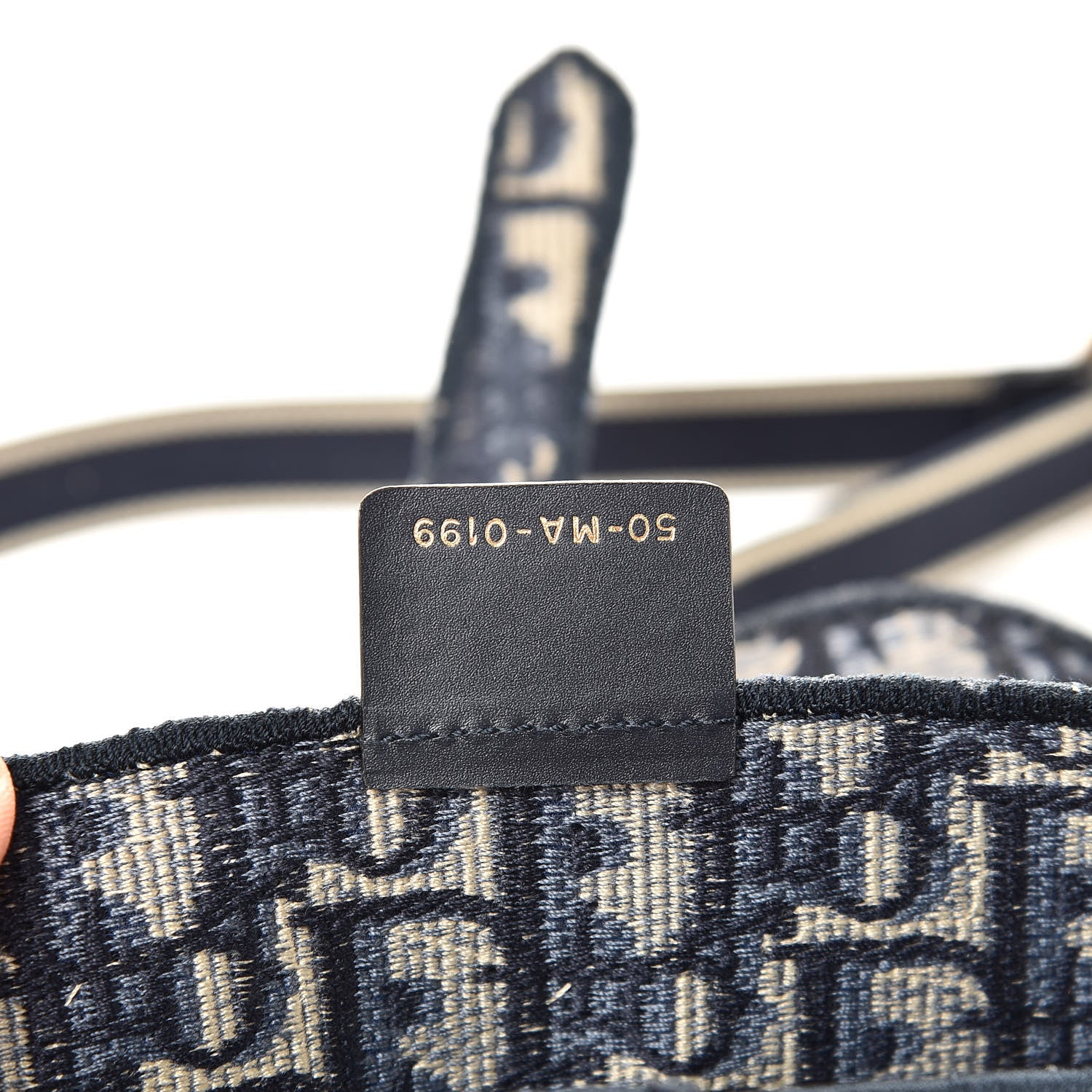 Christian Dior Oblique Saddle Pouch Blue 7 of 7