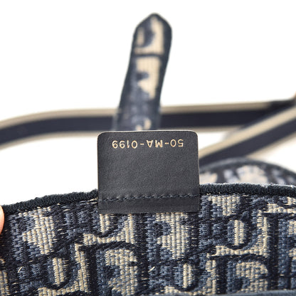 Christian Dior Oblique Saddle Pouch Blue 7 of 7
