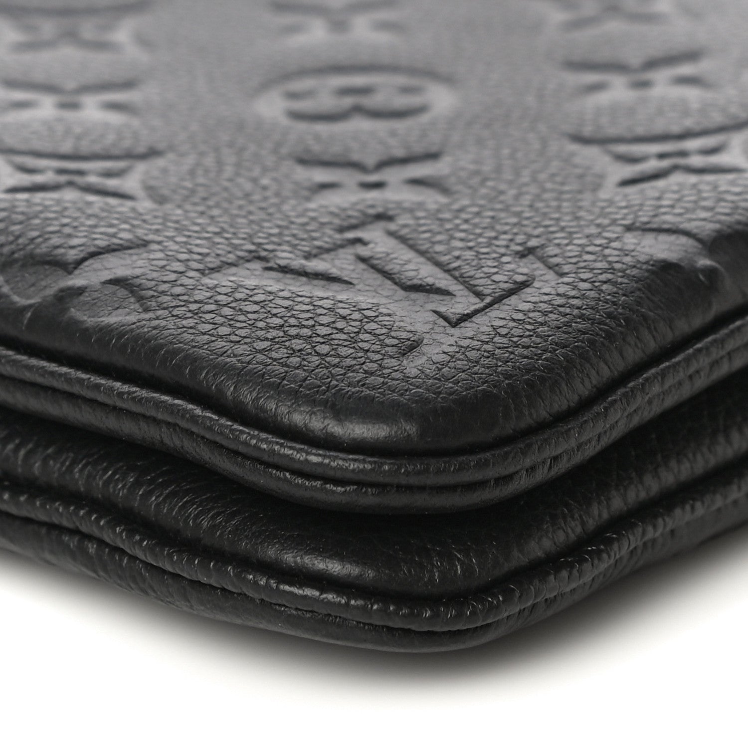 Louis Vuitton Empreinte Double Zip Pochette Black 8 of 10