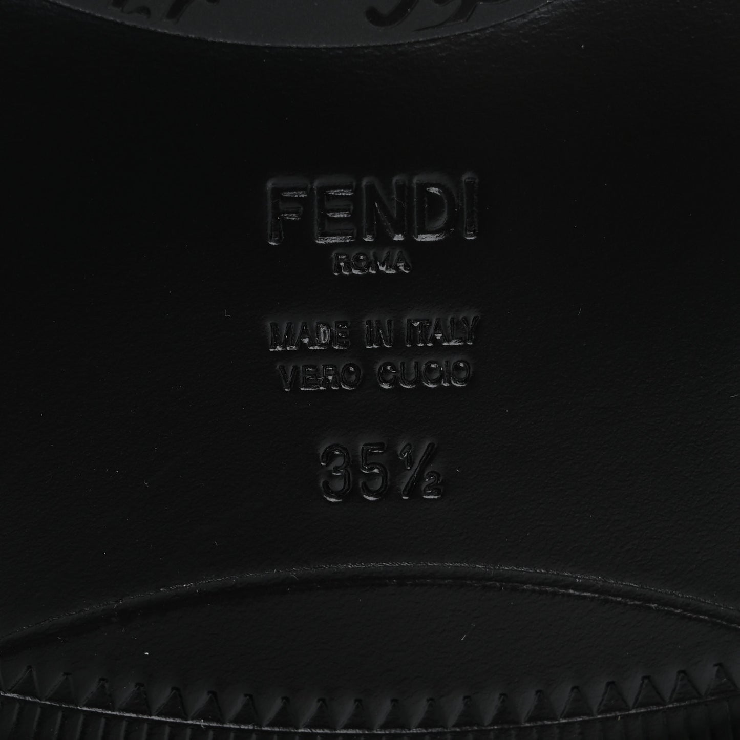 Vitello Karligraphy Loafers 35.5 Black
