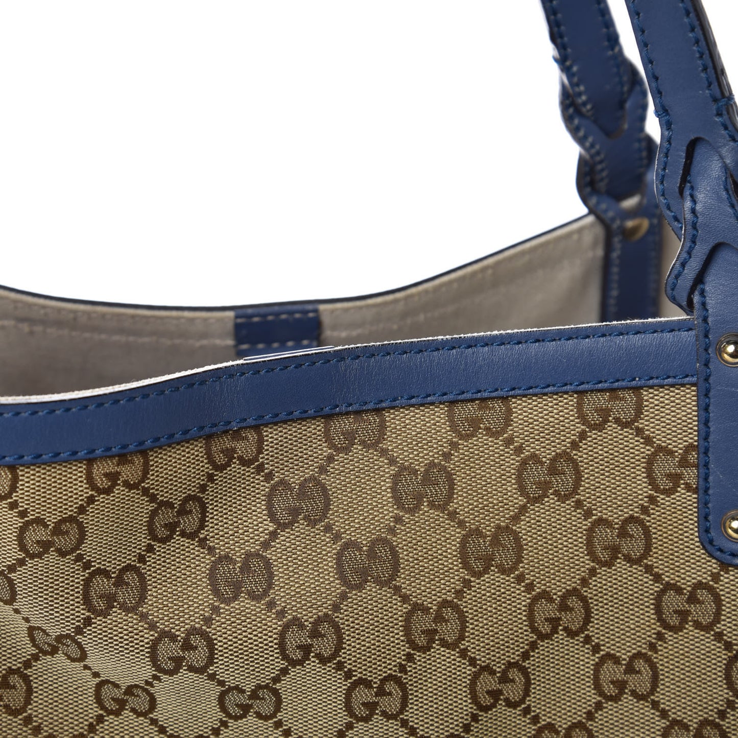 Monogram Medium Craft Tote Turquoise