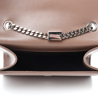 Saint Laurent Grain De Poudre Small Monogram Kate Satchel Fard 5 of 10