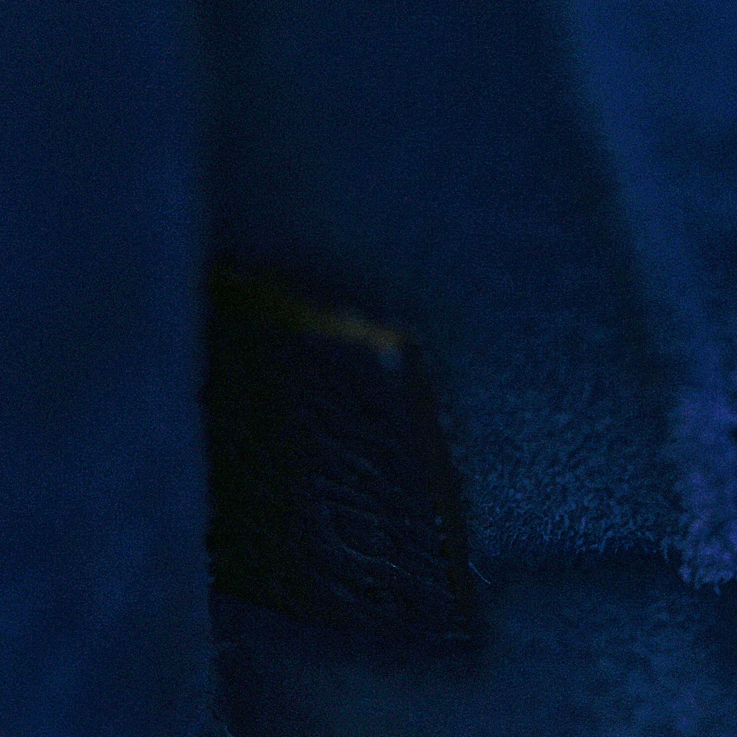 Drummed Calfskin Nano Luggage Indigo