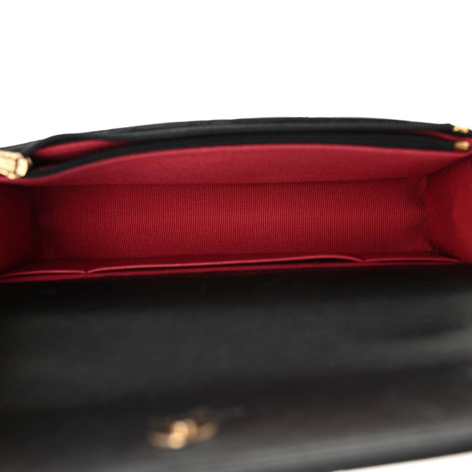 Chanel Lambskin Quilted Sweet Camellia Flap Phone Holder With Chain Black 5 of 13