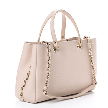 Chanel Bullskin Stitch Small Shopping Tote Light Pink 2 of 11
