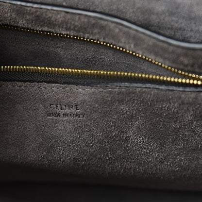 Celine Smooth Calfskin Sangle Bucket Bag Grey 7 of 12
