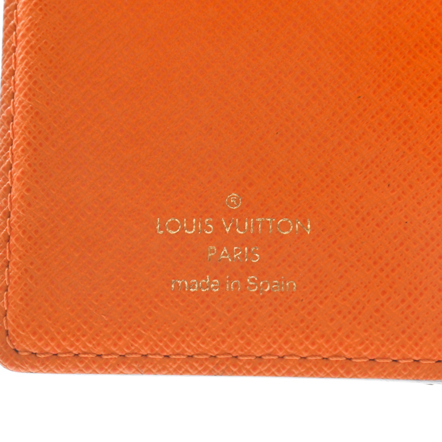 Monogram Koala Small Ring Agenda PM Orange