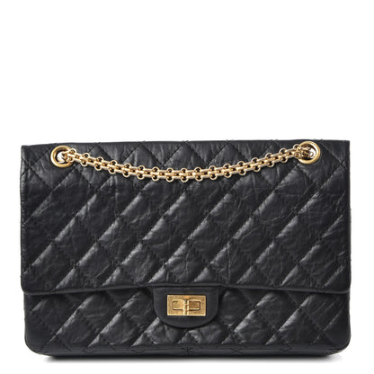 Chanel Aged Calfskin Quilted 2.55 Reissue 226 Flap Black 1 of 8