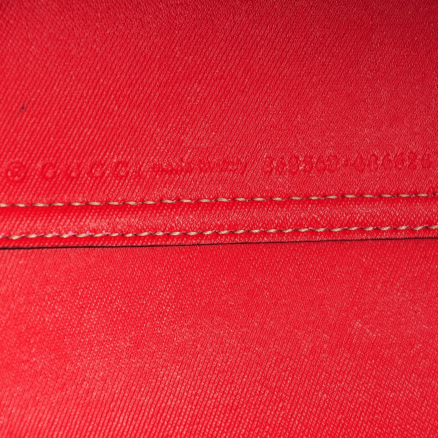 Gucci GG Supreme Monogram Medium Reversible Tote Beige Red 7 of 7